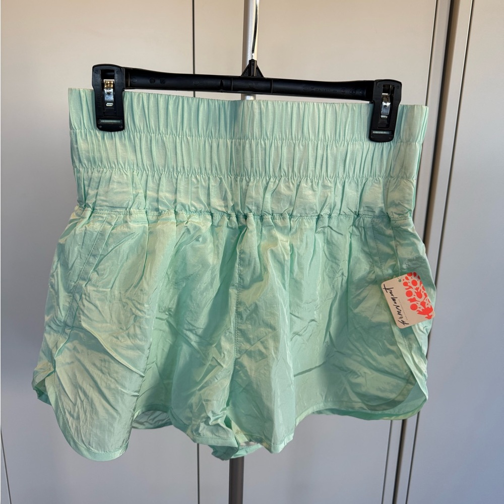 FP Movement by Free People High Waist Mint Shorts